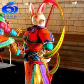 Lanternă cu animale drăguțe de Anul Nou